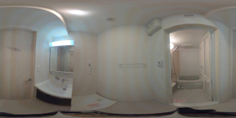パノラマ画像洗面所
