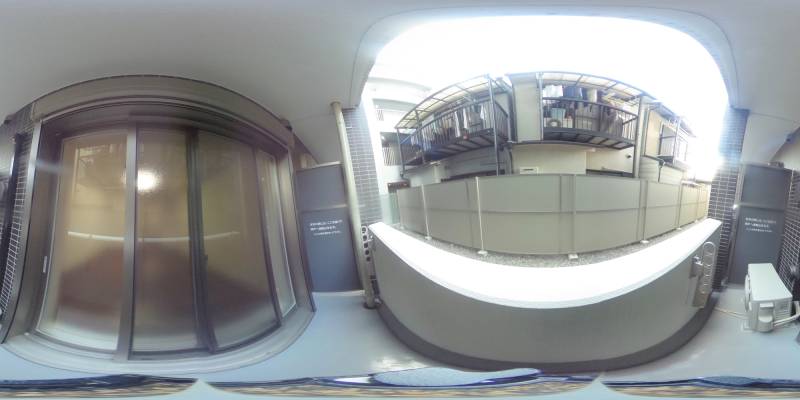 パノラマ画像バルコニー