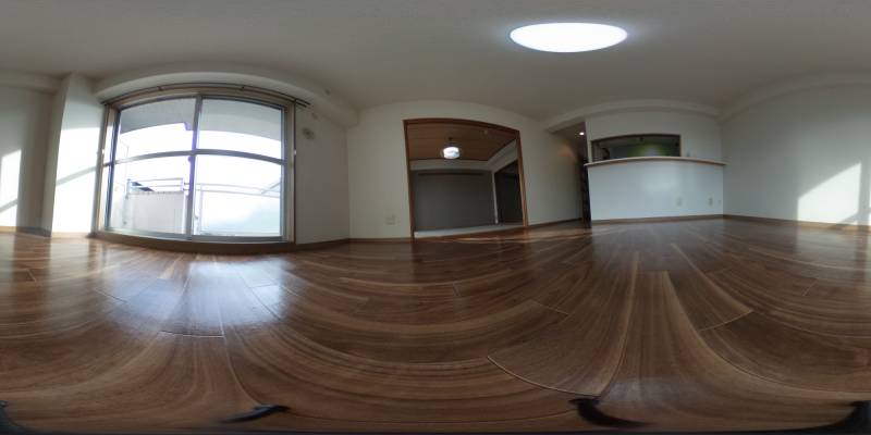 パノラマ画像リビング