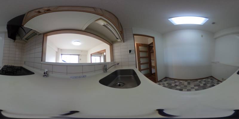パノラマ画像キッチン