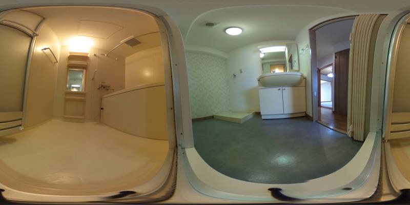 パノラマ画像洗面所