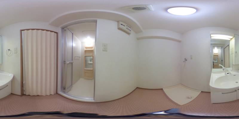 パノラマ画像洗面所