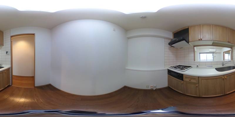 パノラマ画像キッチン