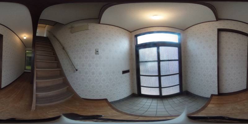 パノラマ画像玄関