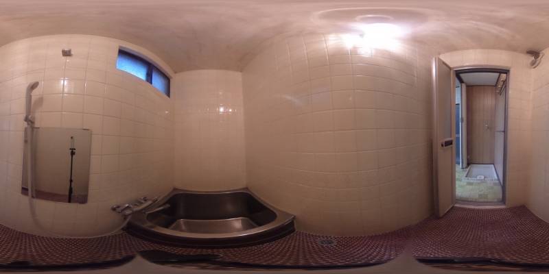 パノラマ画像バスルーム