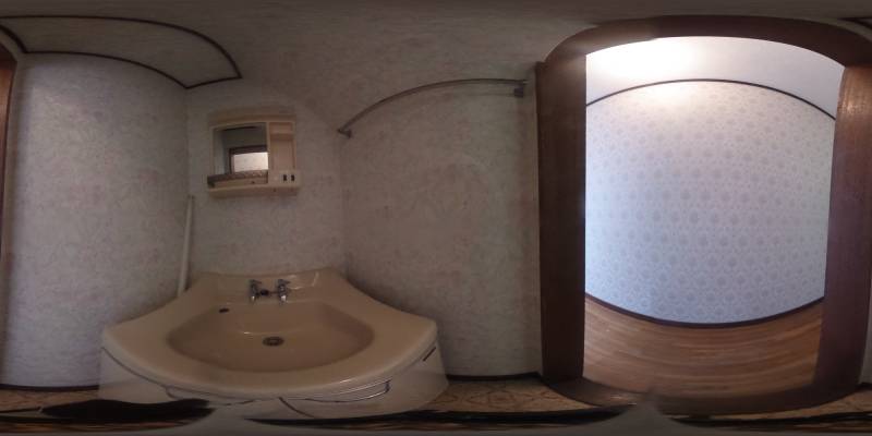 パノラマ画像洗面所