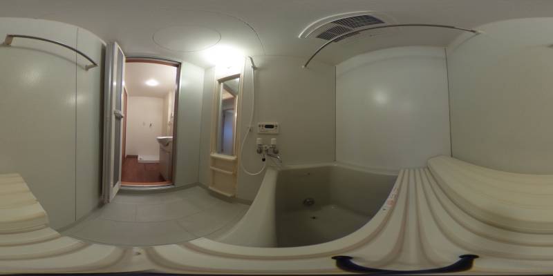 パノラマ画像バスルーム