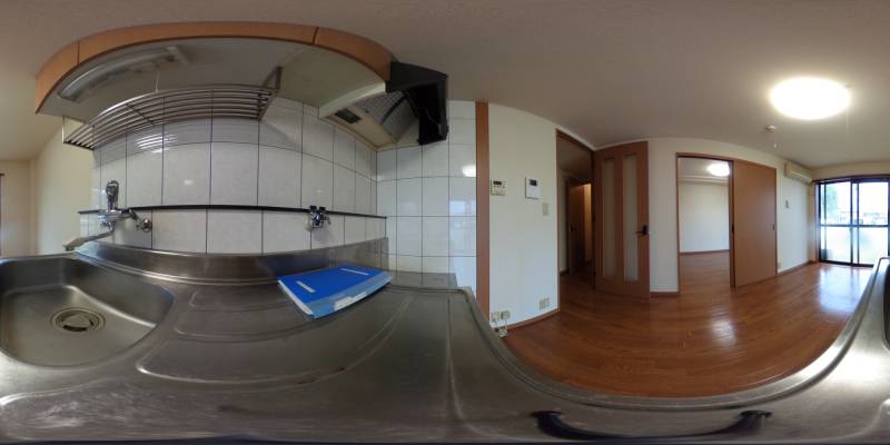 パノラマ画像キッチン