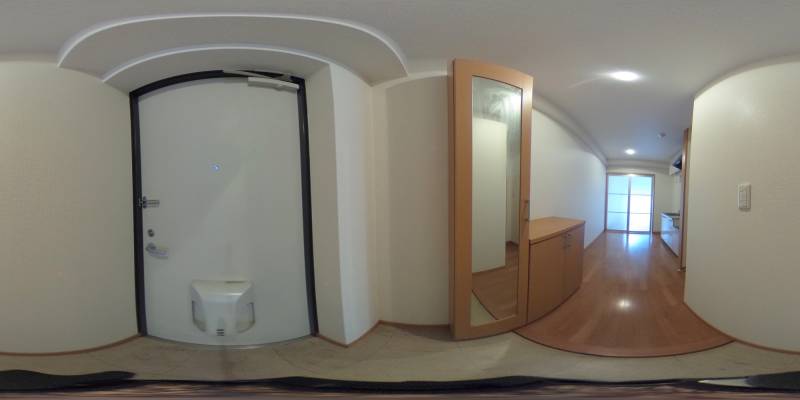 パノラマ画像玄関