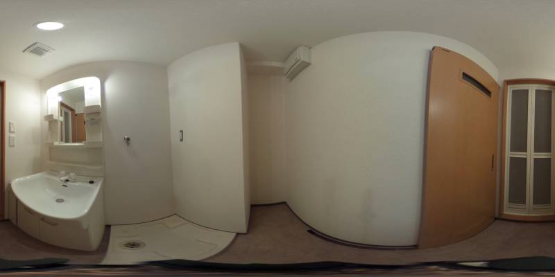 パノラマ画像洗面所