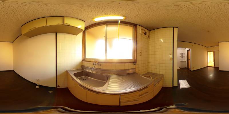 パノラマ画像キッチン