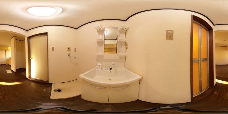 パノラマ画像洗面所