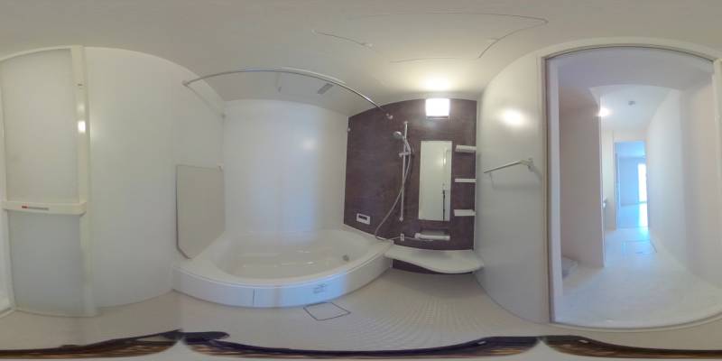 パノラマ画像バスルーム