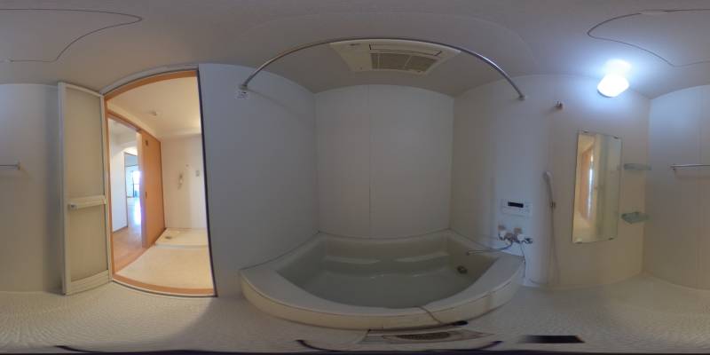 パノラマ画像バスルーム