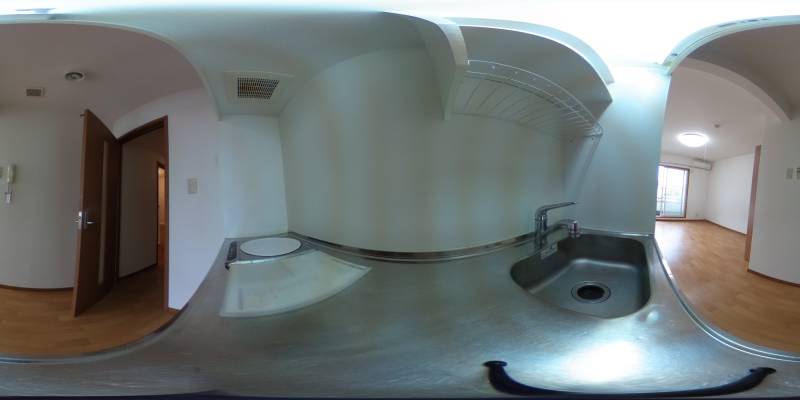 パノラマ画像キッチン