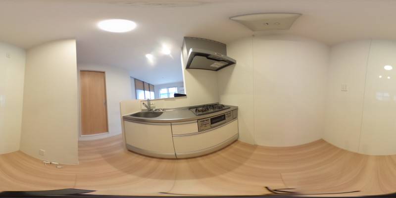 パノラマ画像キッチン