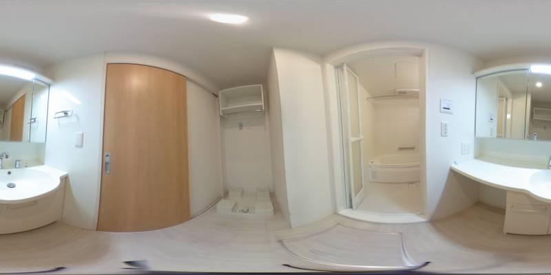 パノラマ画像洗面所