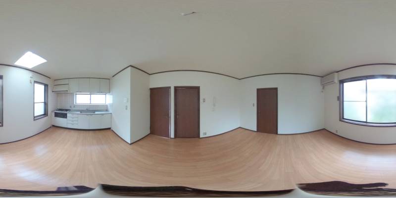 パノラマ画像キッチン