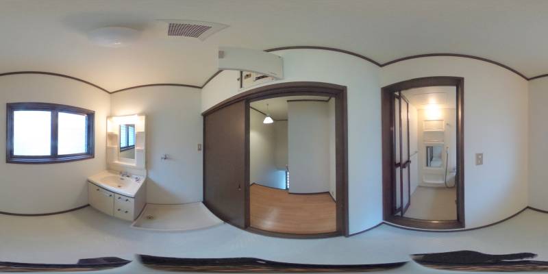 パノラマ画像洗面所