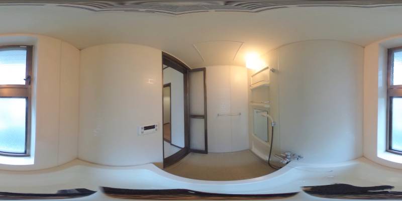 パノラマ画像バスルーム