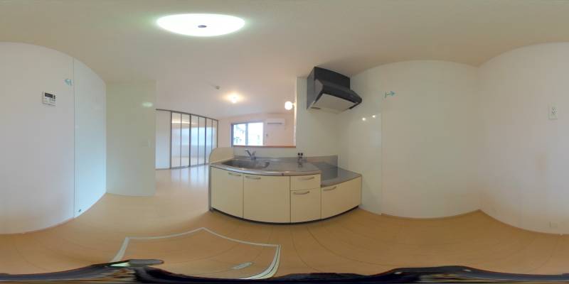 パノラマ画像キッチン