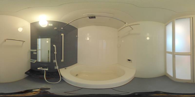 パノラマ画像バスルーム