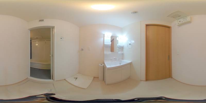 パノラマ画像洗面所