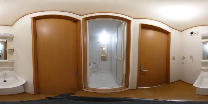 パノラマ画像洗面所