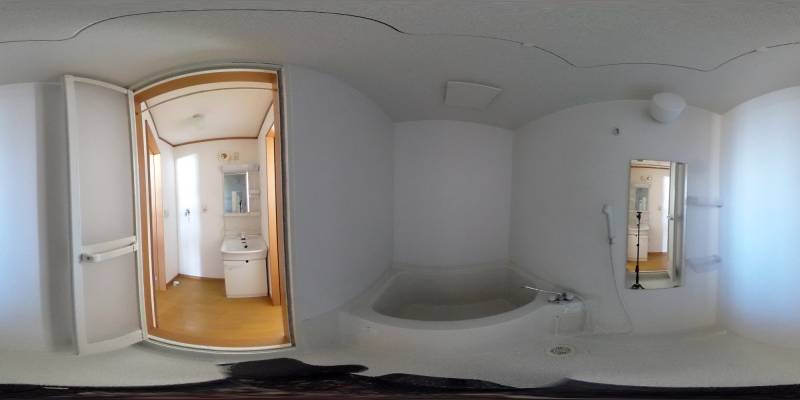 パノラマ画像バスルーム