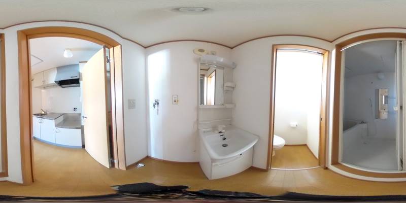 パノラマ画像洗面所