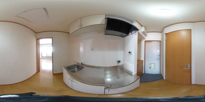 パノラマ画像キッチン