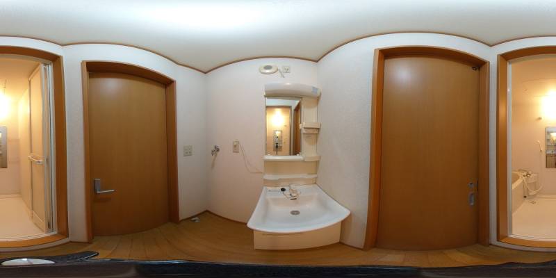 パノラマ画像洗面所