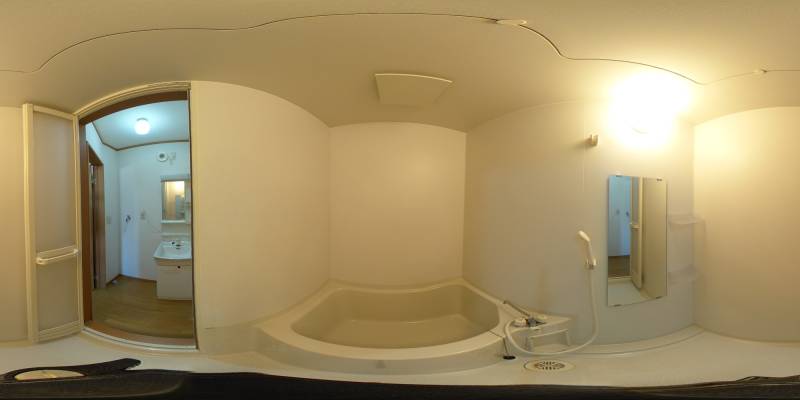 パノラマ画像バスルーム