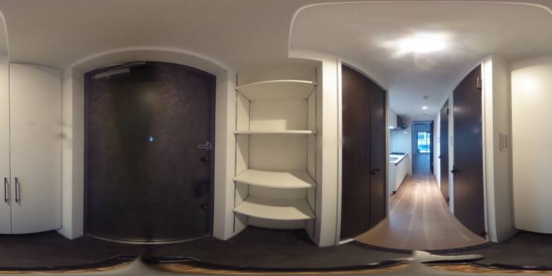 パノラマ画像玄関