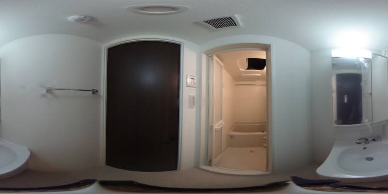 パノラマ画像洗面所