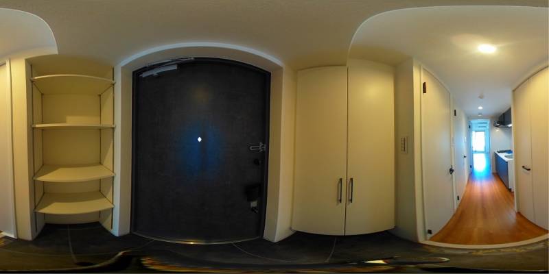 パノラマ画像玄関