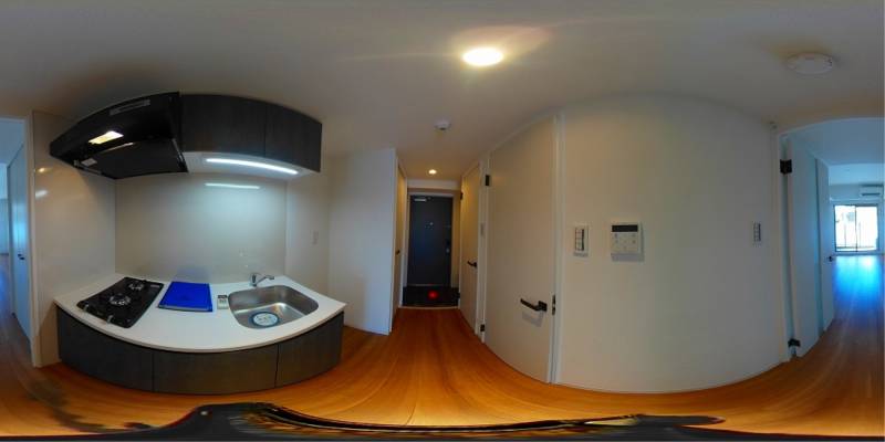 パノラマ画像キッチン