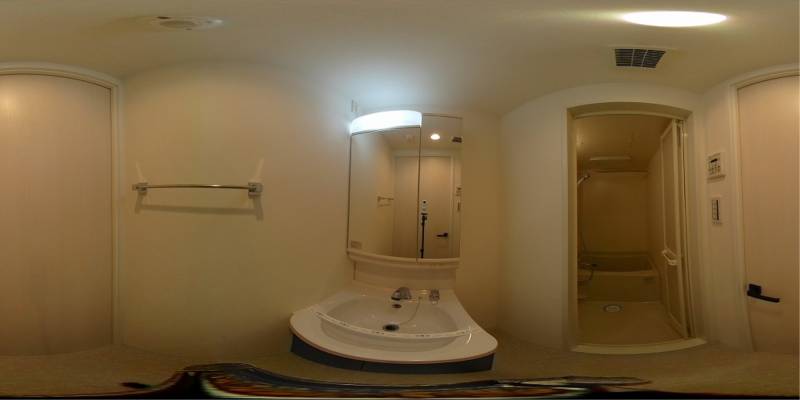 パノラマ画像洗面所