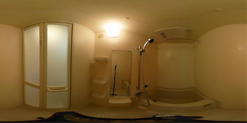 パノラマ画像バスルーム