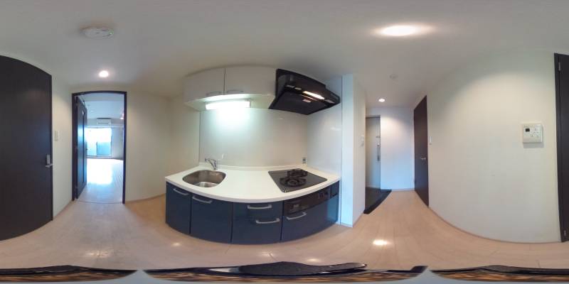 パノラマ画像キッチン