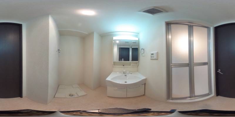 パノラマ画像洗面所