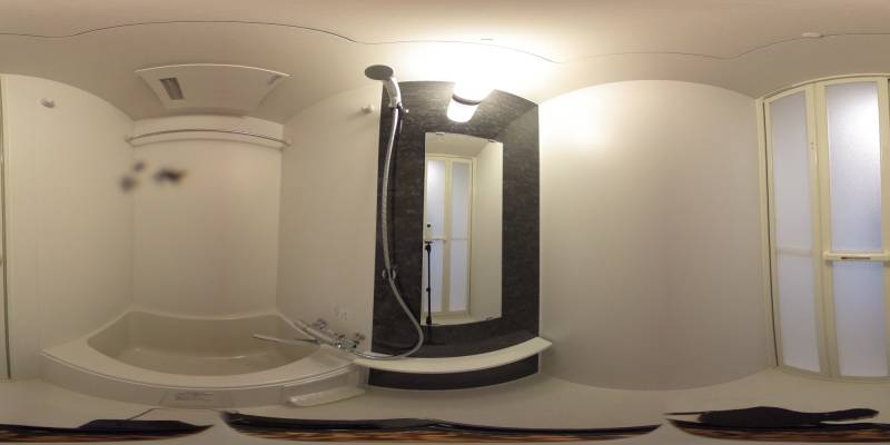 パノラマ画像バスルーム