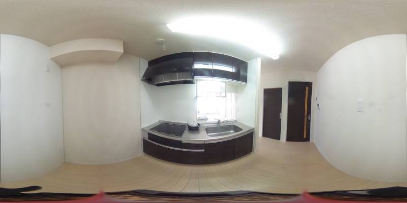 パノラマ画像キッチン