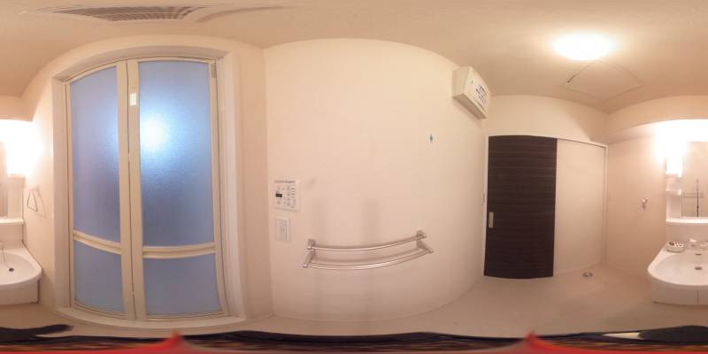 パノラマ画像洗面所