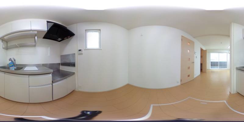 パノラマ画像キッチン