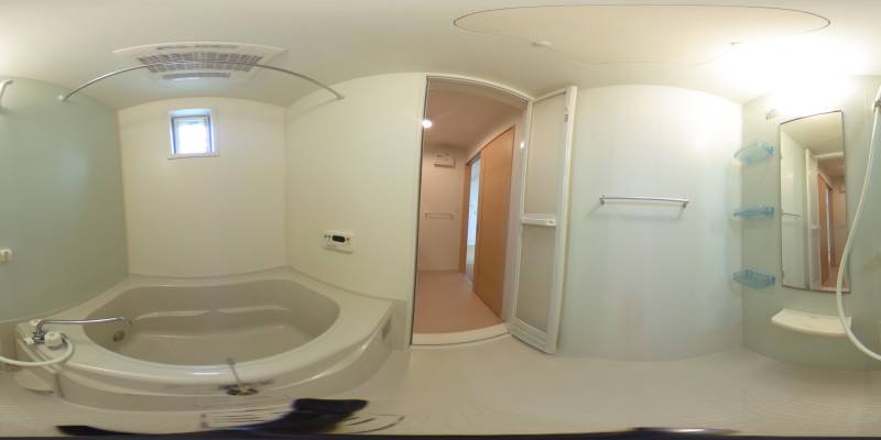 パノラマ画像バスルーム