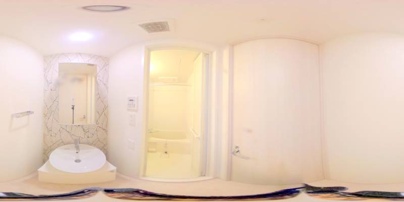 パノラマ画像洗面所