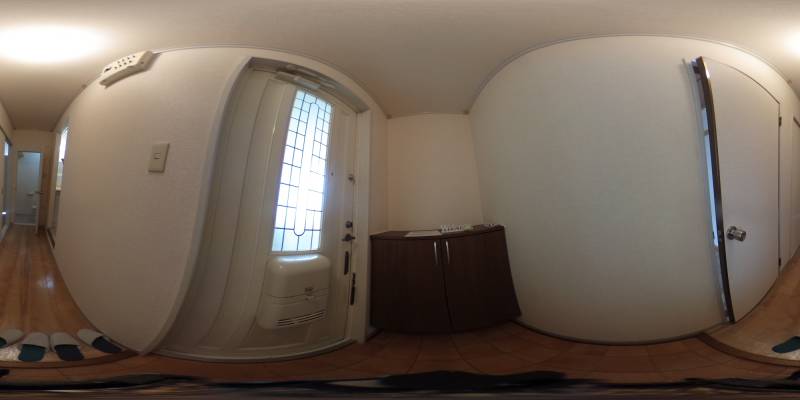 パノラマ画像玄関