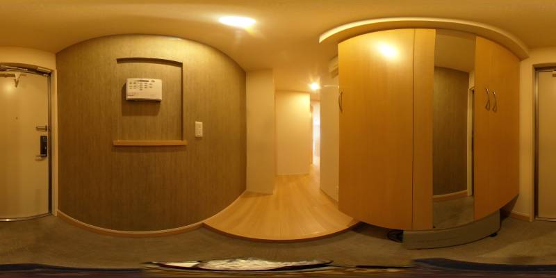 パノラマ画像玄関