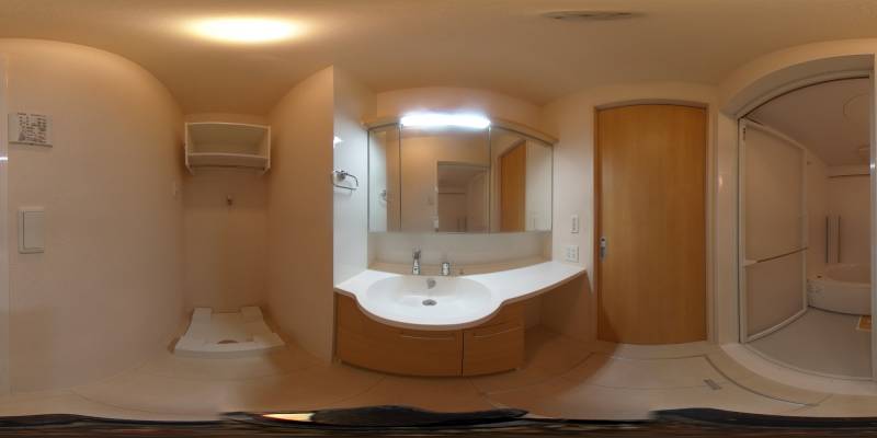 パノラマ画像洗面所